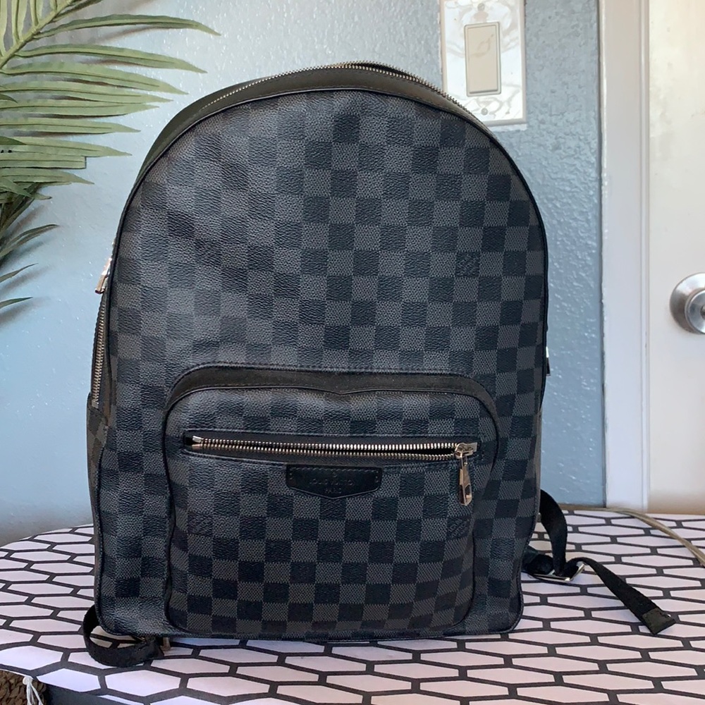 Louis Vuitton josh backpack damier graphite
